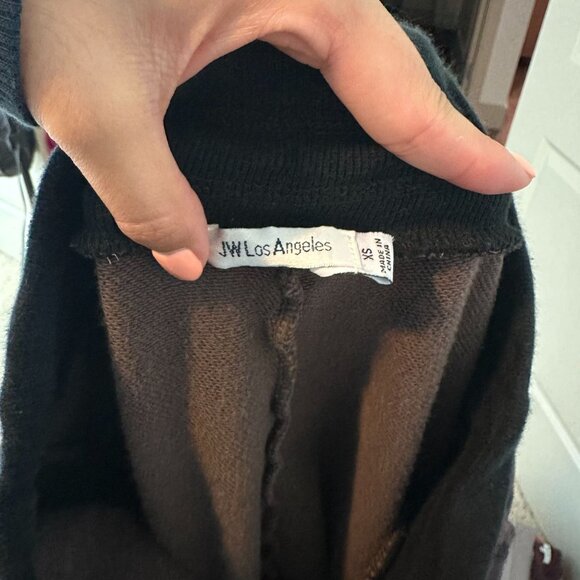 Johnny Was Brown Leopard Print Jogger Sweatpants XS Lounge High Rise Pull On Str - Picture 5 of 7